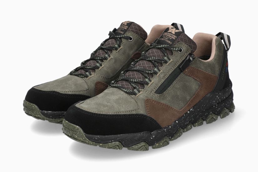 Baskets All Rounder Comet-Tex Kaki Chaussures hommes Marque Mephisto Shop Nouvelle collection automne hiver 2025 Magasins Belgique Liège Eupen
