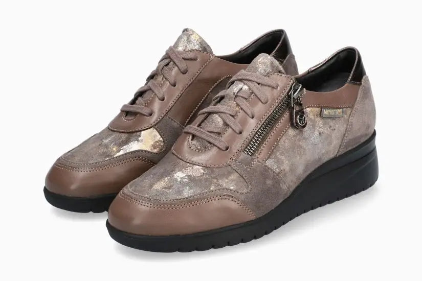 Baskets Iasmina Taupe femmes Mephisto Belgique Liège Nouvelle collection automne hiver 2023