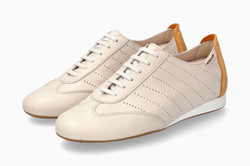 Baskets Bela Beige femmes Mephisto Belgique Liège Eupen Nouvelle collection printemps été 2024