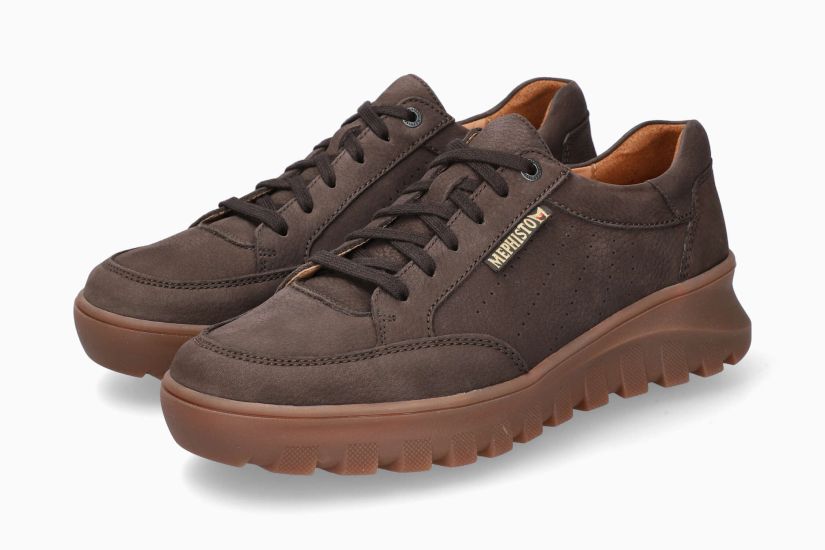 Baskets Flynn Brun Chaussures hommes Marque Mephisto Shop Nouvelle collection automne hiver 2024 Magasins Belgique Liège Eupen