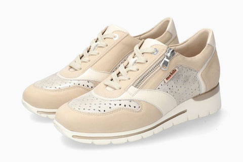 Baskets Mobils Ereen Beige Combiné