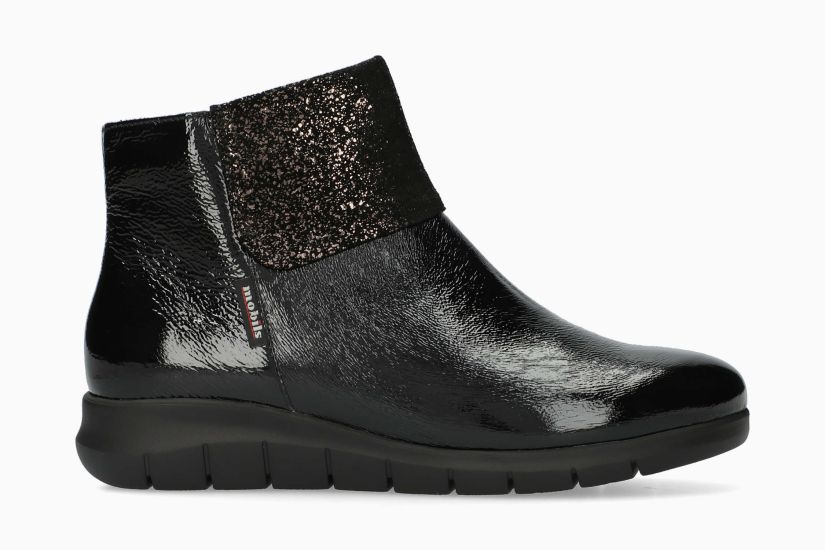 Boots Mobils Ilinca Noir Vernis