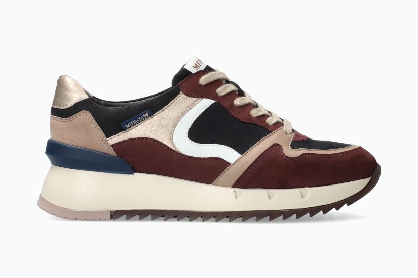 Angie Bordeaux Sneaker