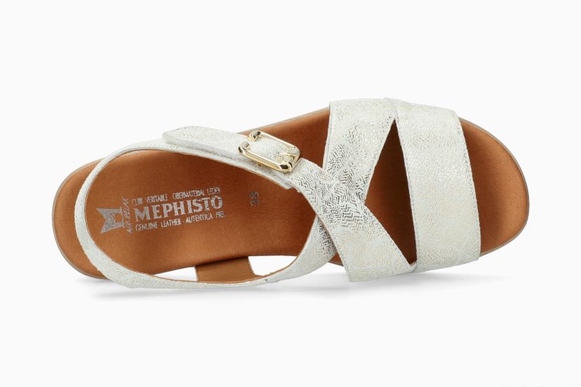 Sandales Claudine Blanc