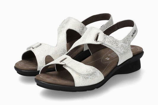 Sandales Paris Blanc Chaussures cuir confortable femmes Marque Mephisto Shop Nouvelle collection Printemps/été 2025 Magasins Belgique Liège Eupen