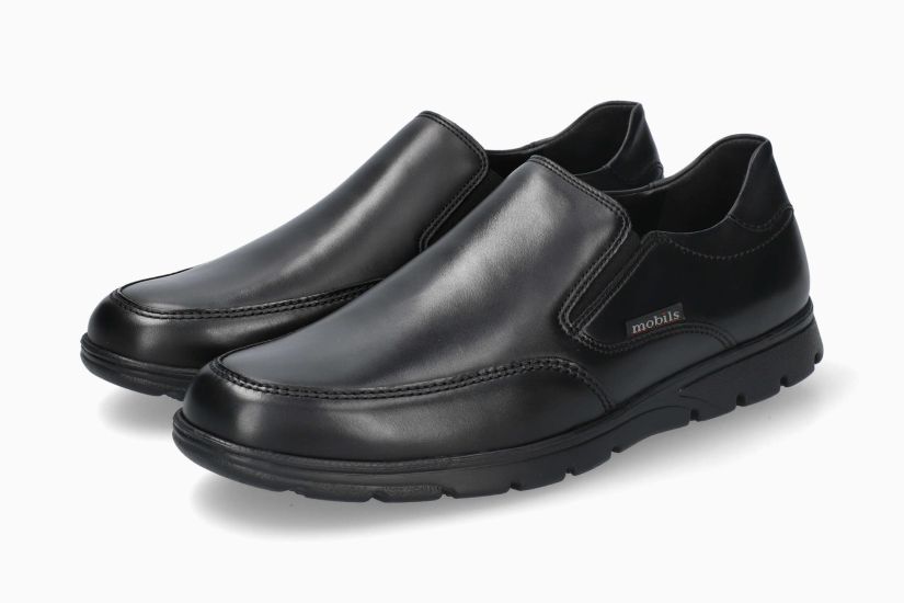 Mocassins Mobils Kaleb Noir Chaussures hommes Marque Mephisto Shop Nouvelle collection automne hiver 2025 Magasins Belgique Liège Eupen