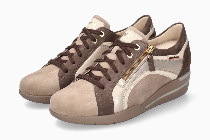 Molières Mobils Chlea Taupe Chaussures femmes Marque Mephisto Shop Nouvelle collection automne hiver 2025 Magasins Belgique Liège Eupen