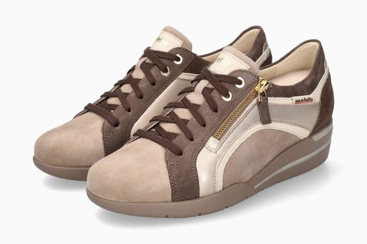 Molières Mobils Chlea Taupe Chaussures femmes Marque Mephisto Shop Nouvelle collection automne hiver 2025 Magasins Belgique Liège Eupen