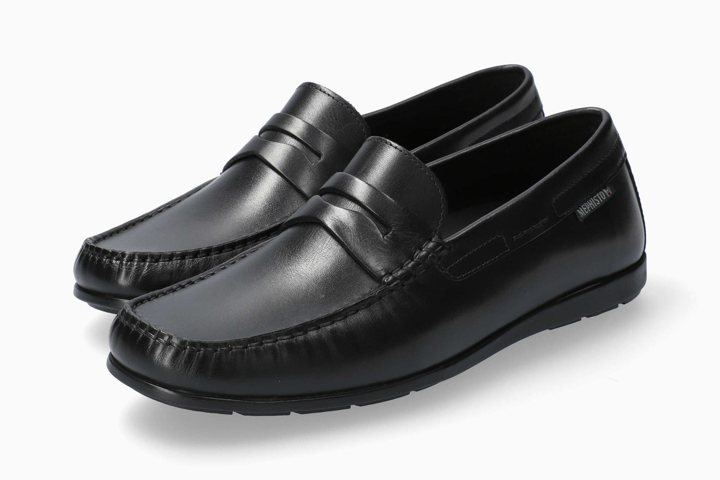 Mocassins Alyon Noir hommes Mephisto Belgique Liège Eupen Nouvelle collection printemps été 2024