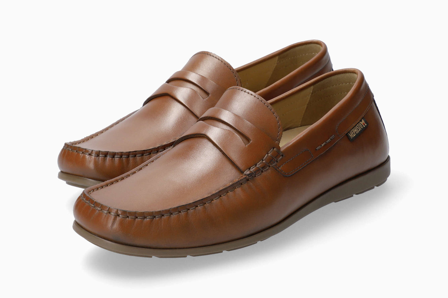 Mocassins Alyon Naturel hommes Mephisto Belgique Liège Eupen Nouvelle collection printemps été 2024