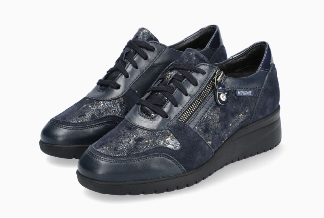 Baskets Iasmina Bleu femmes Mephisto Belgique Liège Nouvelle collection automne Hiver 2023