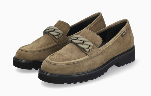 Mocassins Salka Kaki femmes Mephisto Belgique Liège Nouvelle collection automne hiver 2023