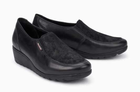 Mocassins Mobils Bertrane Noir femmes Mephisto Belgique Liège Nouvelle collection automne hiver 2023