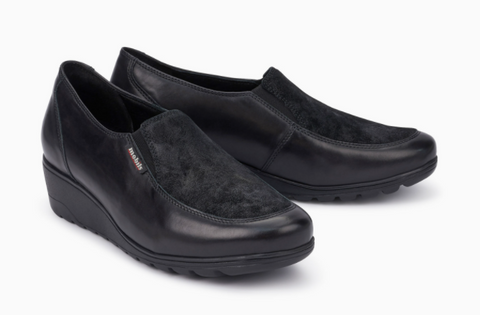 Mocassins Mobils Bertrane Zwart