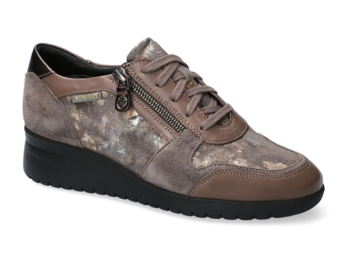 Baskets Iasmina Taupe femmes Mephisto Belgique Liège Nouvelle collection automne hiver 2023