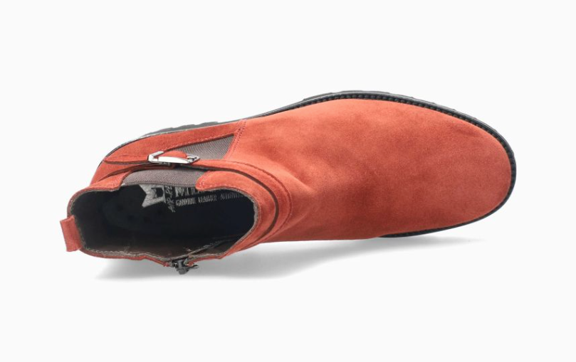 Boots Fauve Rouge