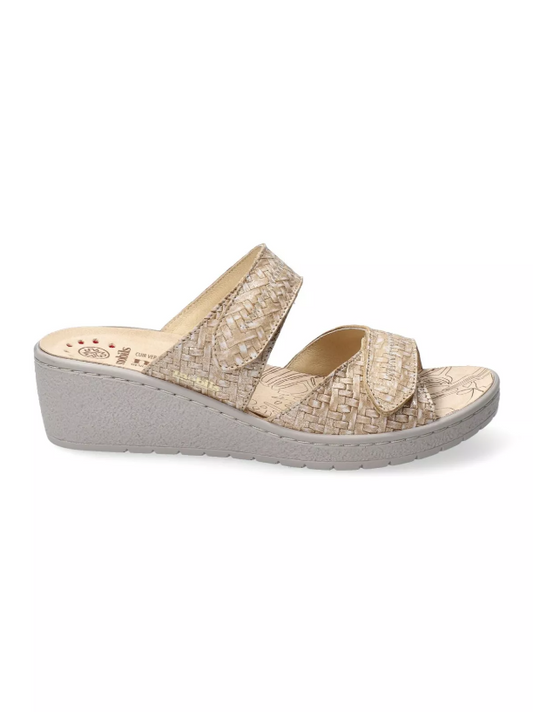 Mules Mobils Paula Beige Combiné