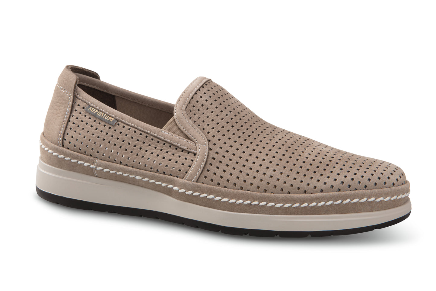 Mocassins Hadrian Beige Chaussures Hommes Marque Mephisto Magasin Belgique Liège Eupen