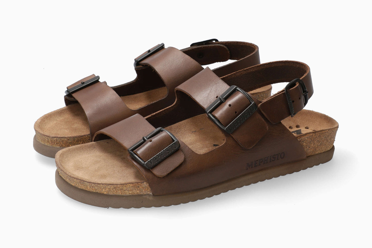 Sandales Nardo Brun Chaussures hommes Marque Mephisto Shop Nouvelle collection printemps été 2024 Magasins Belgique Liège Eupen