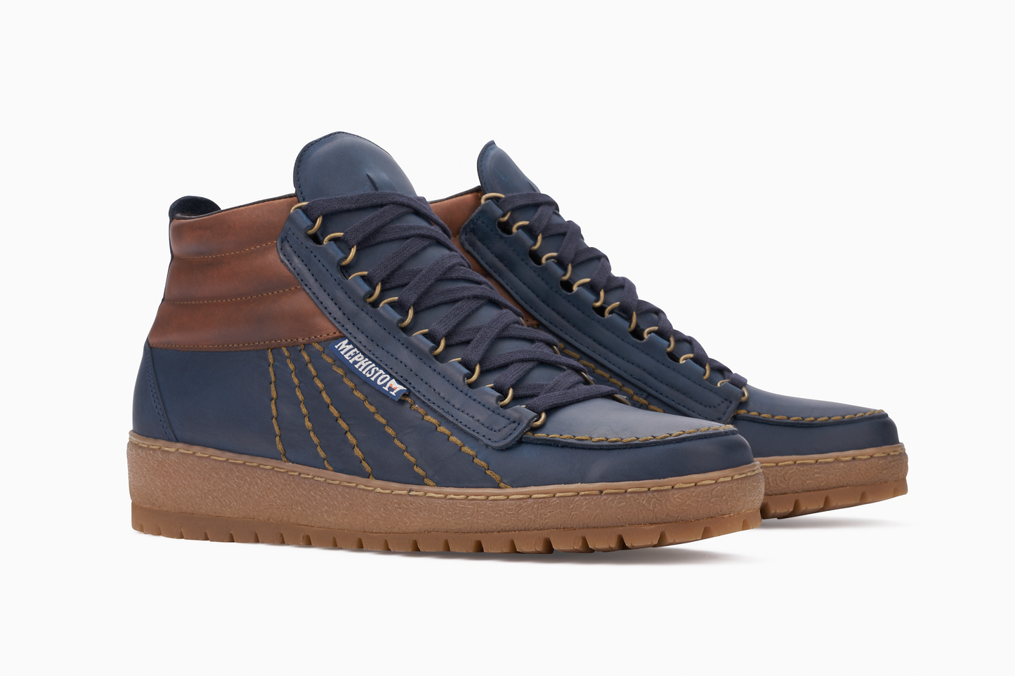 Regenbogenstiefel blau