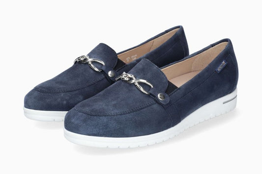 Mocassins Juliana Bleu Chaussures femmes Marque Mephisto Shop Nouvelle collection printemps été 2024 Magasins Belgique Liège Eupen