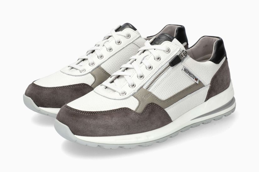Baskets Bradley Blanc hommes Mephisto Belgique Liège