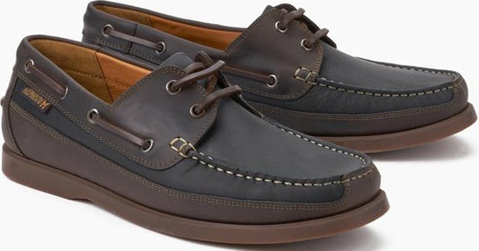 Mocassins Boating Brun Combiné