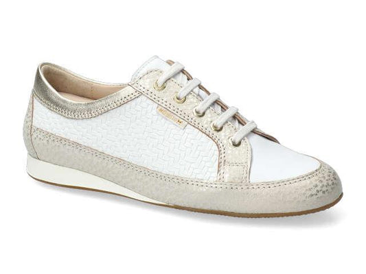 Baskets Bretta Blanc Chaussures femmes cuir confortable Marque Mephisto Shop Nouvelle collection Printemps/été 2026 Magasins Belgique Liège Eupen