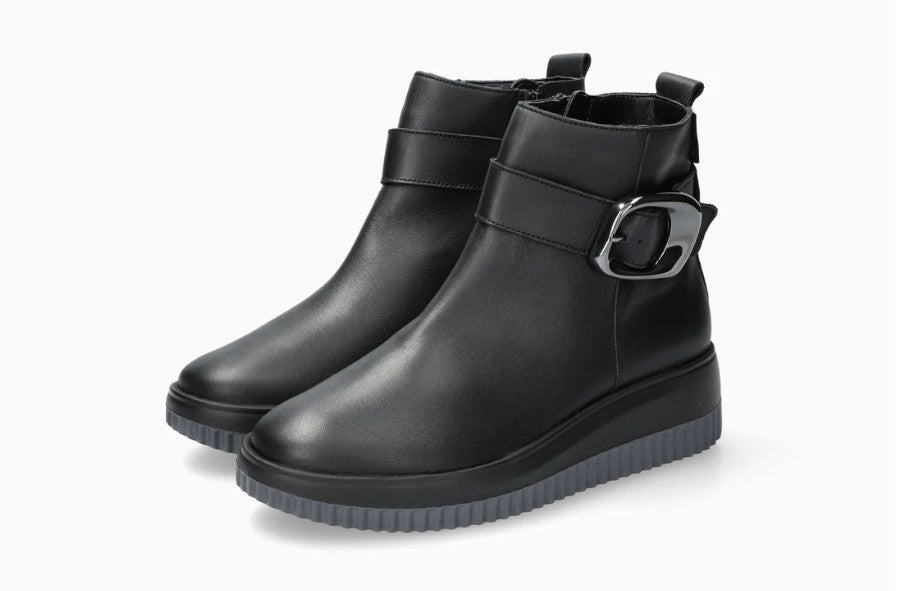 Boots Badia Noir Chaussures femmes Marque Mephisto Shop Nouvelle collection automne hiver 2025 Magasins Belgique Liège Eupen