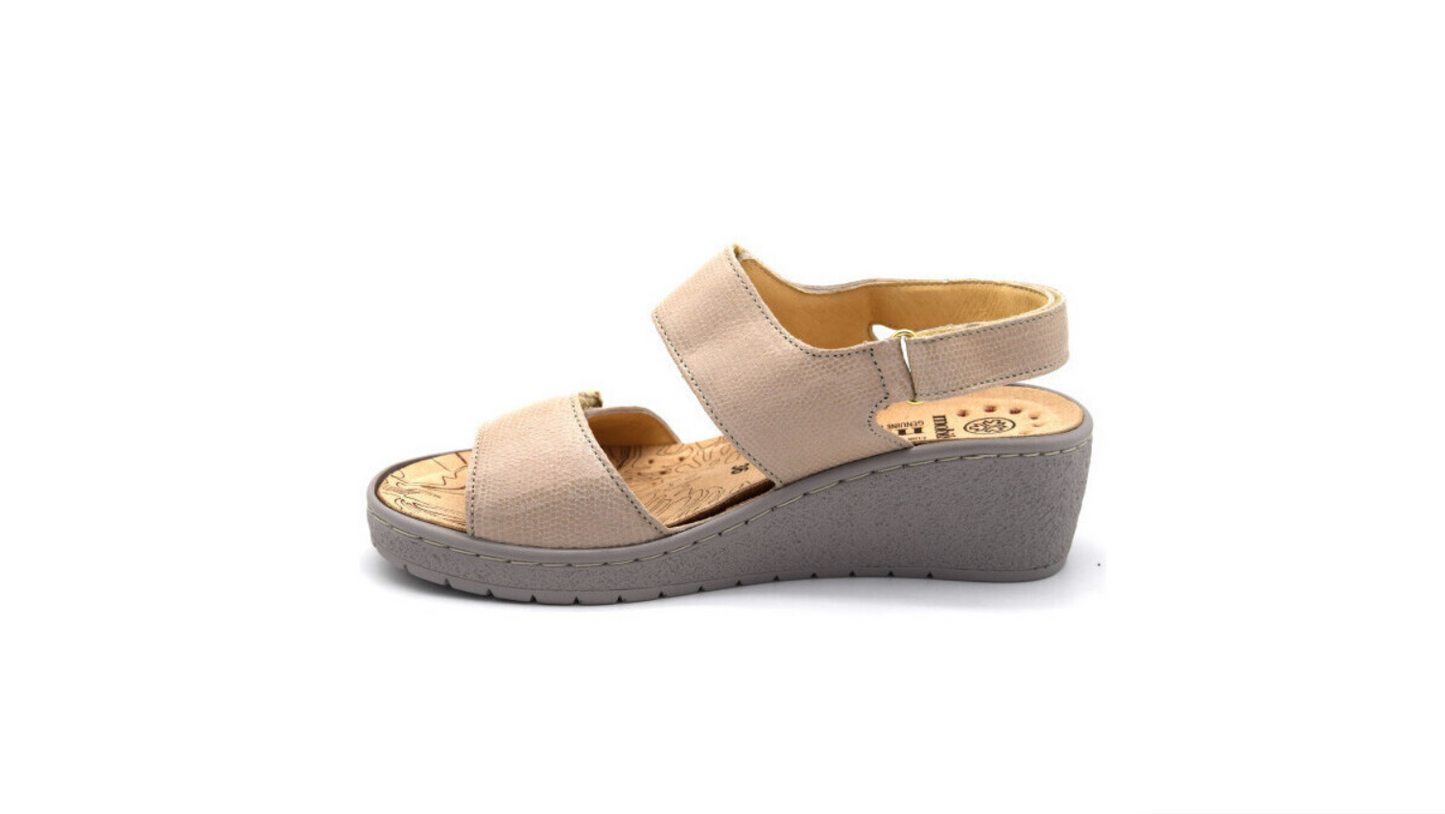 Mobils Getha Taupe Sandalen