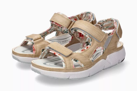 Sandales All Rounder Itsme Beige Chaussures cuir confortable femmes Marque Mephisto Shop Magasins Belgique Liège Eupen