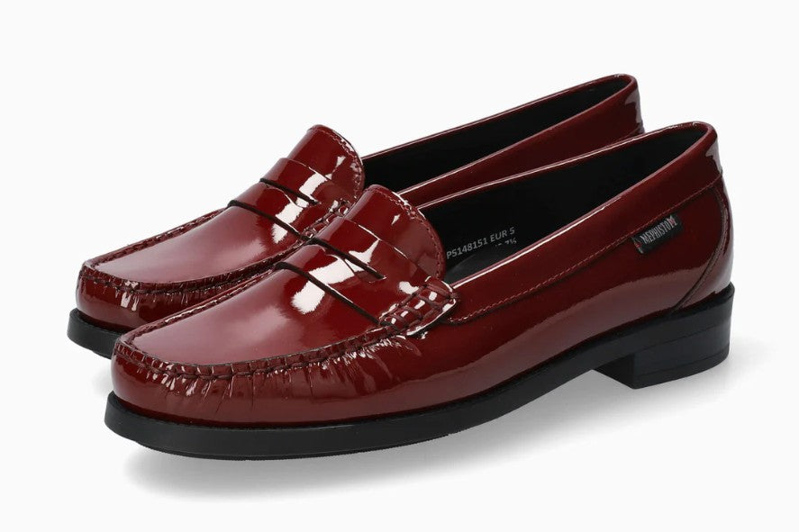 Mocassins Neda Bordeaux Chaussures femmes Marque Mephisto Shop Nouvelle collection automne hiver 2025 Magasins Belgique Liège Eupen