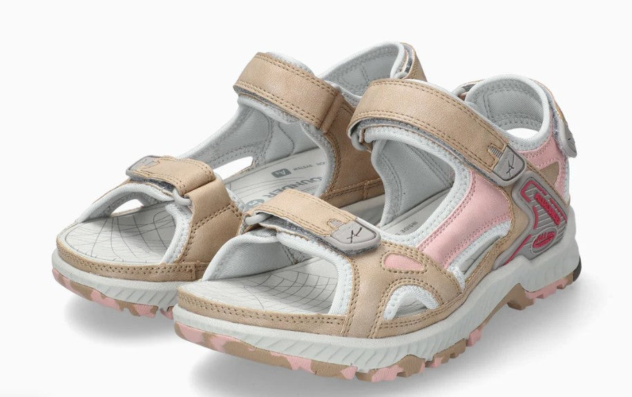 Sandales All Rounder Westside Beige Chaussures cuir confortable femmes Marque Mephisto Shop Nouvelle collection Printemps/été 2026 Magasins Belgique Liège Eupen