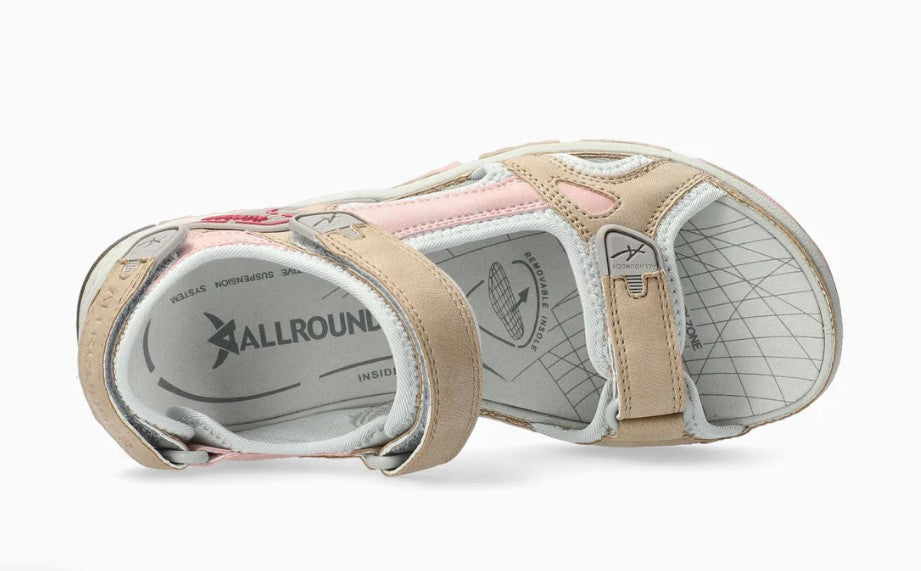 Veelzijdige Westside beige sandalen