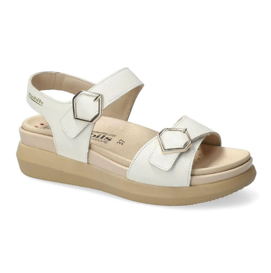 Sandales Mobils Fyda Beige Chaussures cuir confortable femmes Marque Mephisto Shop Nouvelle collection Printemps/été 2026 Magasins Belgique Liège Eupen