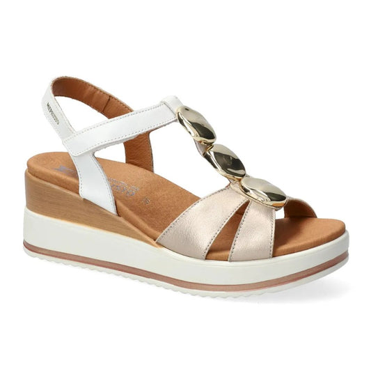 Sandales Sallie Blanc Chaussures cuir confortable femmes Marque Mephisto Shop Nouvelle collection Printemps/été 2026 Magasins Belgique Liège Eupen