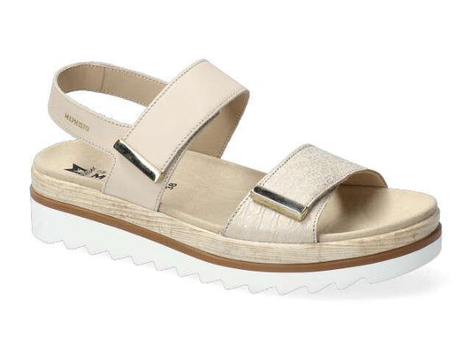 Sandales Dominica Beige Chaussures femmes cuir confortable Marque Mephisto Shop Nouvelle collection Printemps/été 2026 Magasins Belgique Liège Eupen