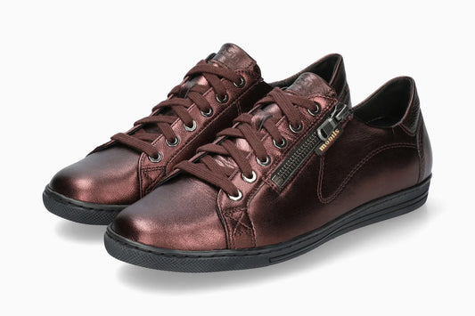 Baskets Mobils Hawai Bordeaux Chaussures orthopédiques cuir femmes Marque Mephisto France Shop Nouvelle collection automne hiver 2026 Magasins Belgique Liège Eupen