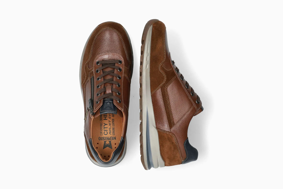 Zapatillas Bradley Marrón Combinado