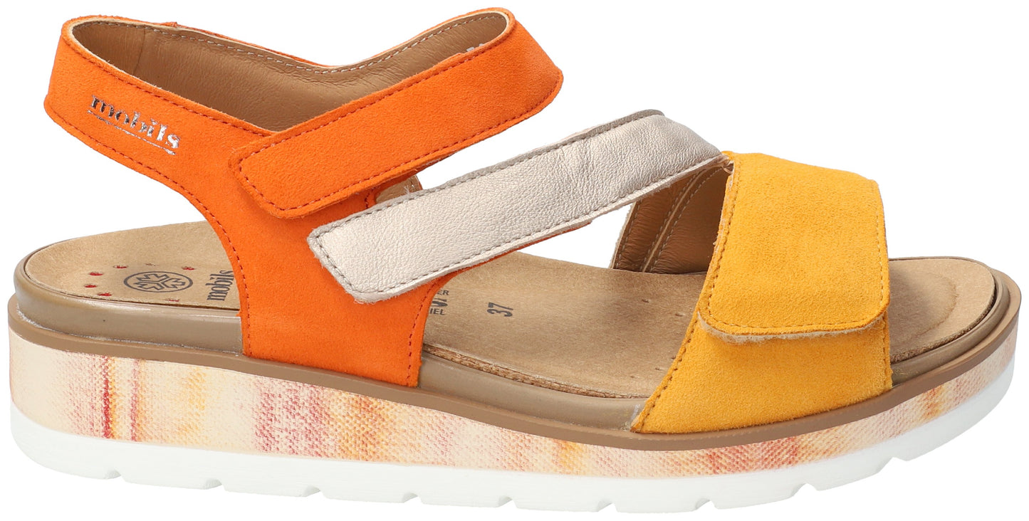 Mobils Meril Orange Sandalen