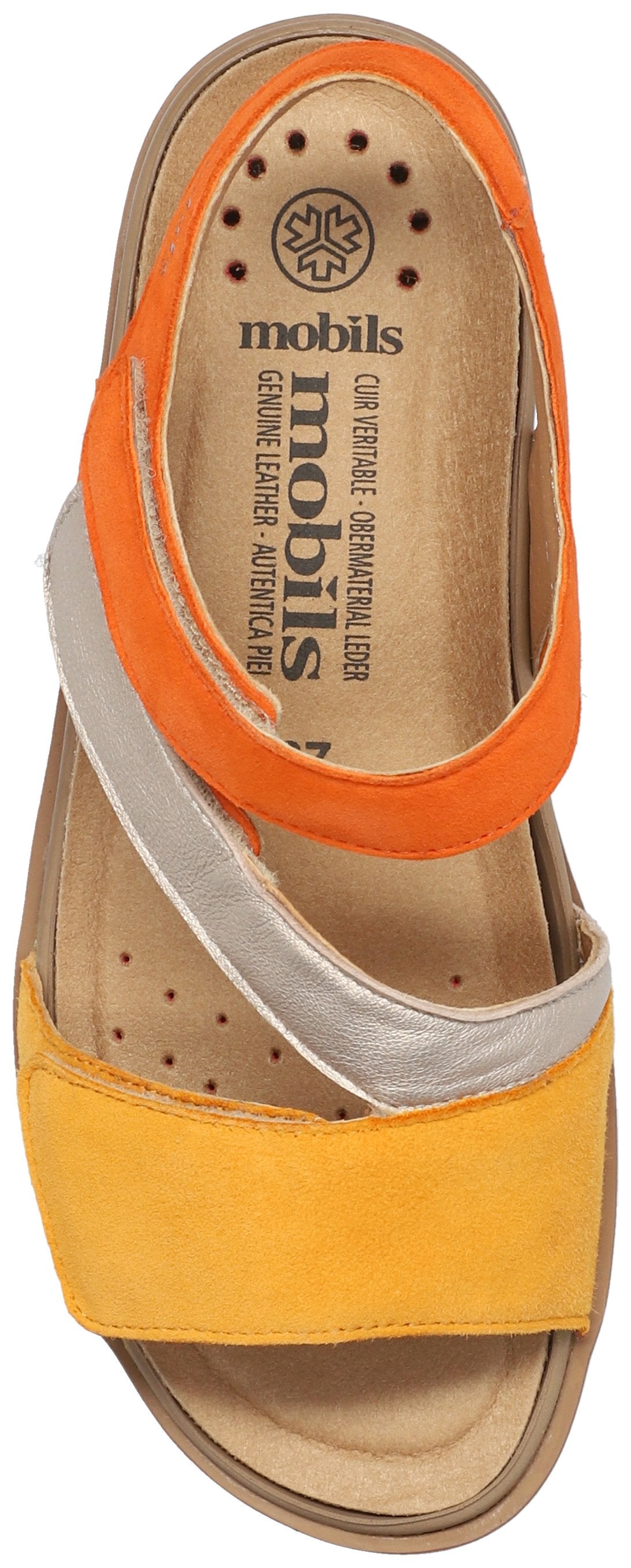 Mobils Meril Orange Sandalen