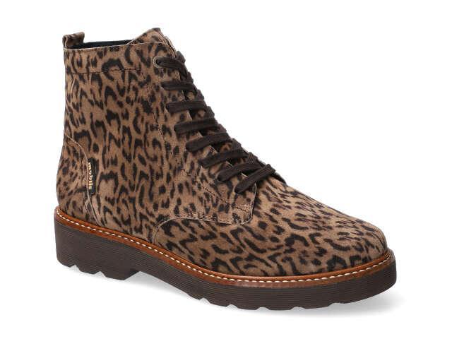 Bottines Mobils Odalia Léopard Chaussures orthopédiques cuir femmes Marque Mephisto France Shop Nouvelle collection automne hiver 2026 Magasins Belgique Liège Eupen
