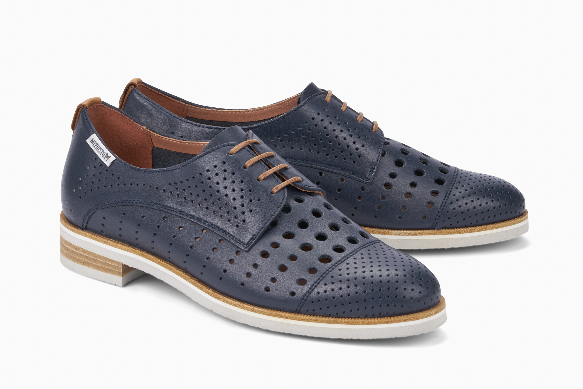 Molières Pearl Bleu femmes Mephisto Belgique Liège Eupen Soldes 2023