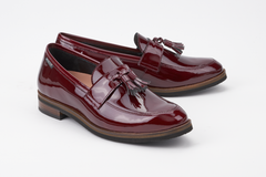 Piera bordeauxrode loafers 