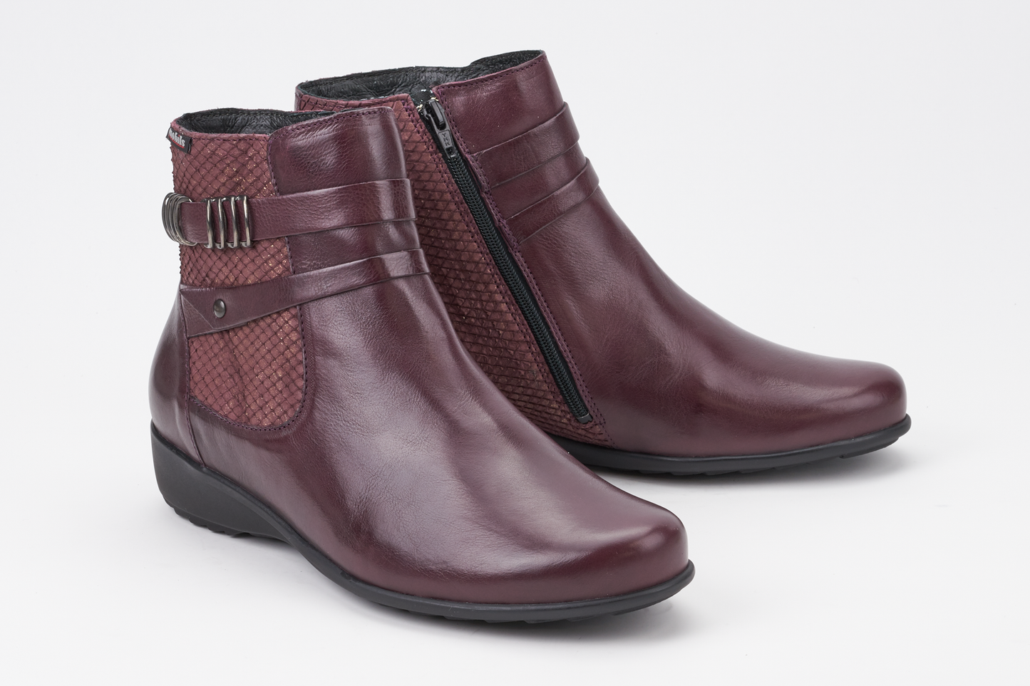 Boots Safira Bordeaux Mephisto Belgique Liège Eupen Soldes 2023