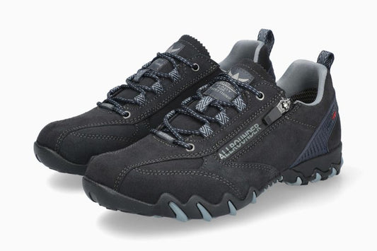 Baskets All Rounder Nizar-Tex Bleu Chaussures femmes Marque Mephisto Shop Nouvelle collection automne hiver 2025 Magasins Belgique Liège Eupen