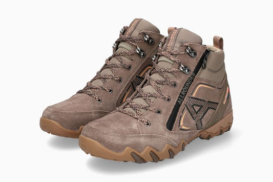 Bottines All Rounder Norika-Tex Taupe Chaussures femmes Marque Mephisto Shop Nouvelle collection automne hiver 2025 Magasins Belgique Liège Eupen