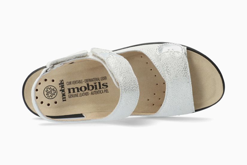 Sandales Mobils Getha Argenté Combiné