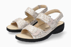 Sandales Mobils Getha Beige Combiné