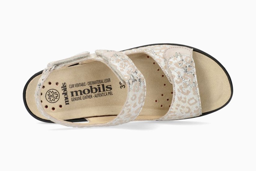 Sandales Mobils Getha Beige Combiné